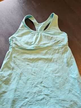 Lululemon Light Aqua Racerback Tank Top Size 8